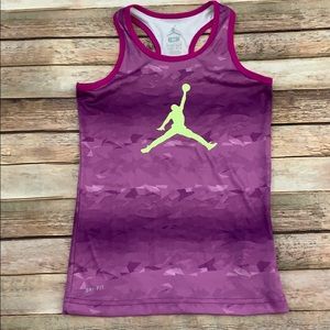 Jordan Athletic Purple Tank Top